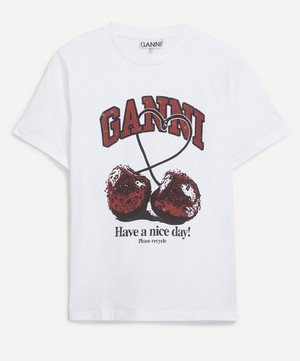 Ganni - Relaxed Cherry T Shirt image number 0