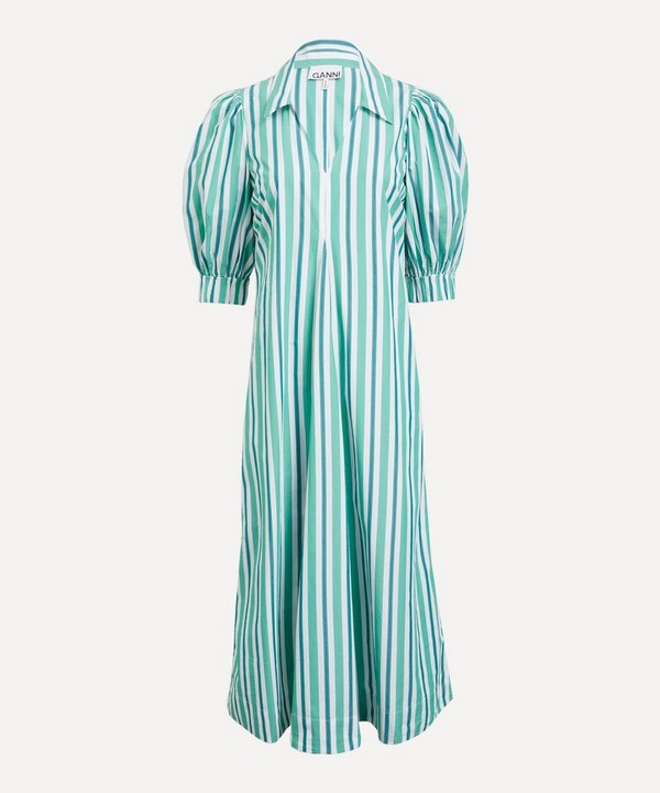 Ganni - Striped Long Dress