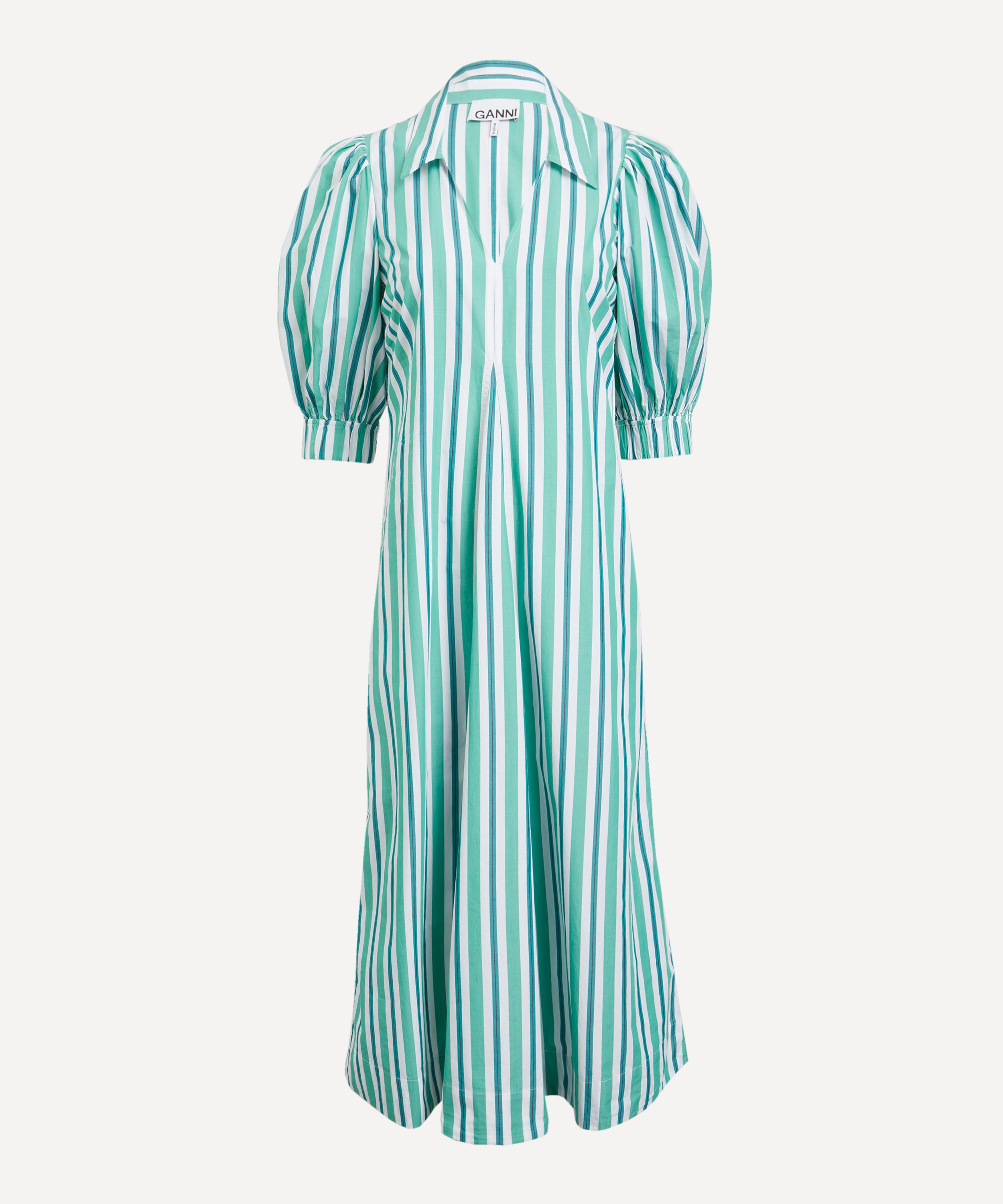 Ganni - Striped Long Dress image number 0
