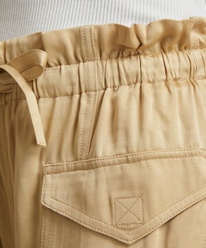 Ganni - Washed Satin Pocket Trousers image number 4