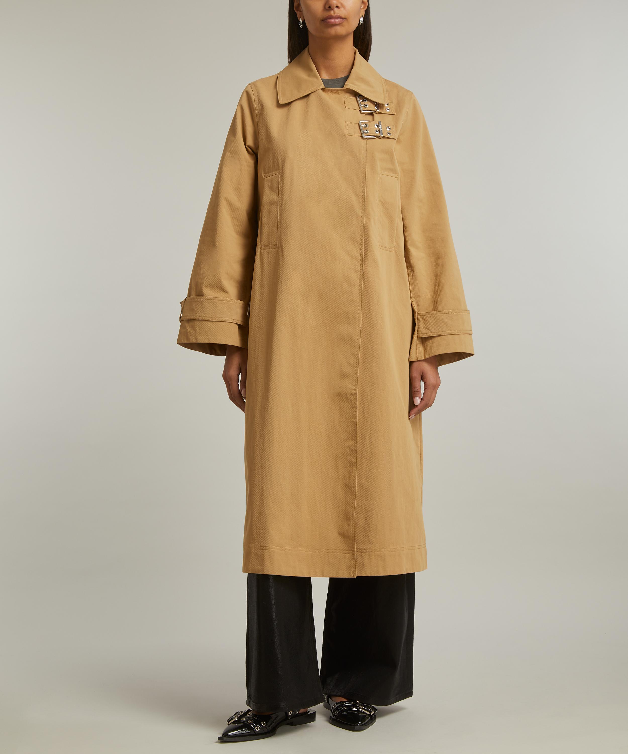 Ganni - Twill Buckle Long Coat image number 2