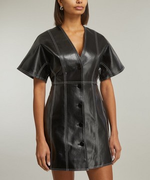 Ganni - Future Oleatex Fitted Mini Dress image number 2