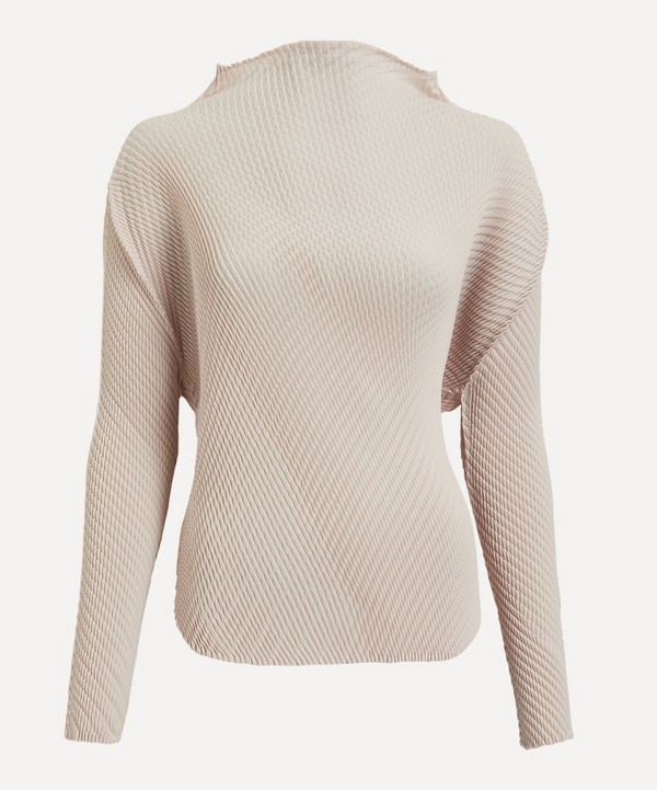 Issey Miyake - Misty Pleats Long-Sleeve Top image number null