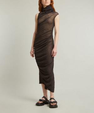 Issey Miyake - Ambiguous Sleeveless Midi Dress image number 1