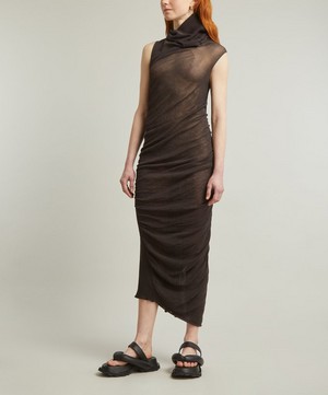 Issey Miyake - Ambiguous Sleeveless Midi Dress image number 2
