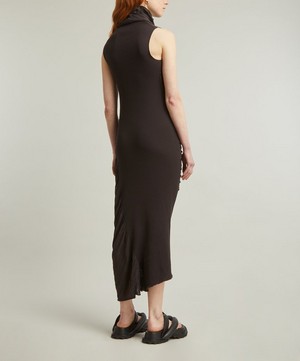 Issey Miyake - Ambiguous Sleeveless Midi Dress image number 3