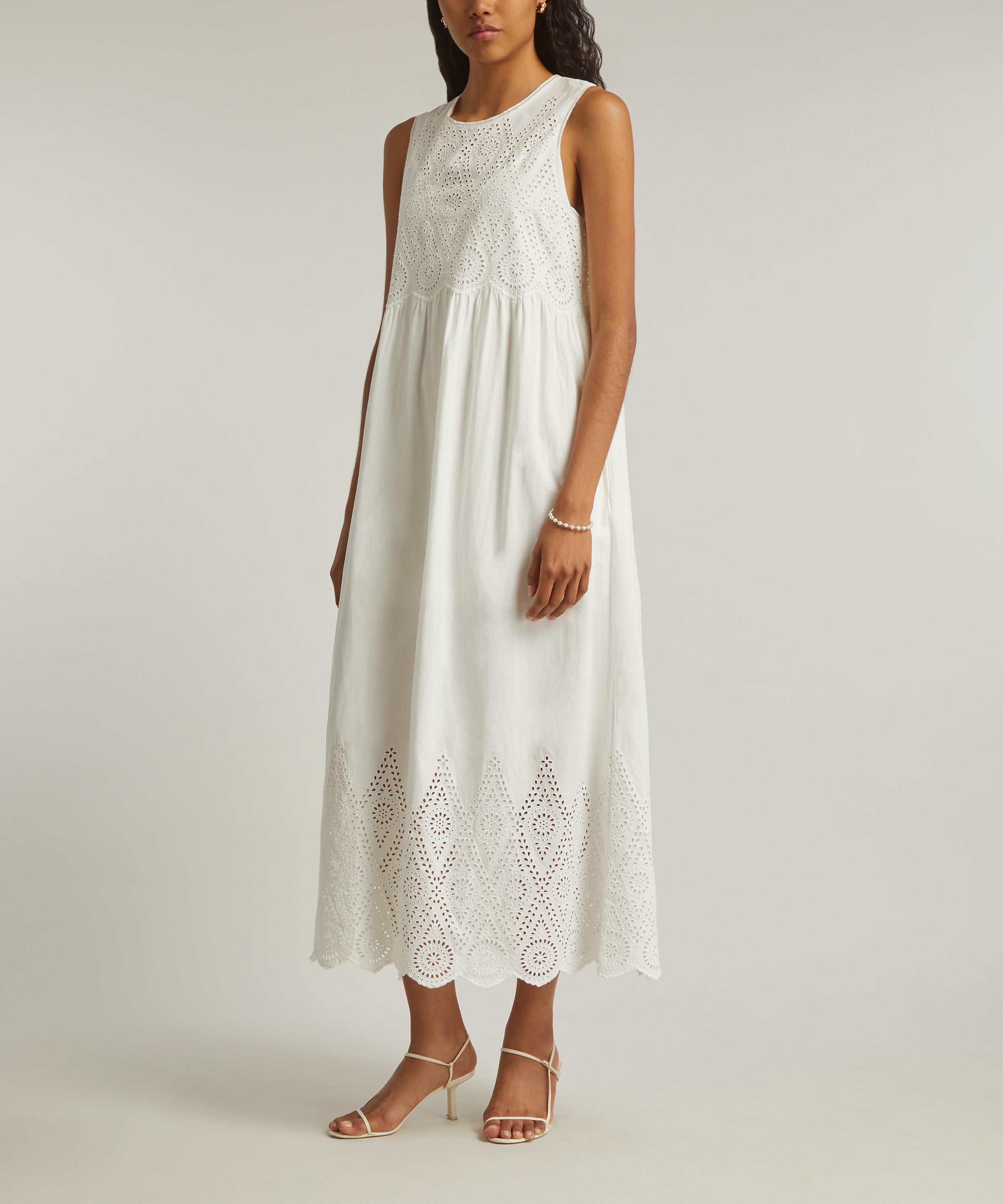 Posse - Louisa Cotton Broderie Anglaise Shift Dress image number 2