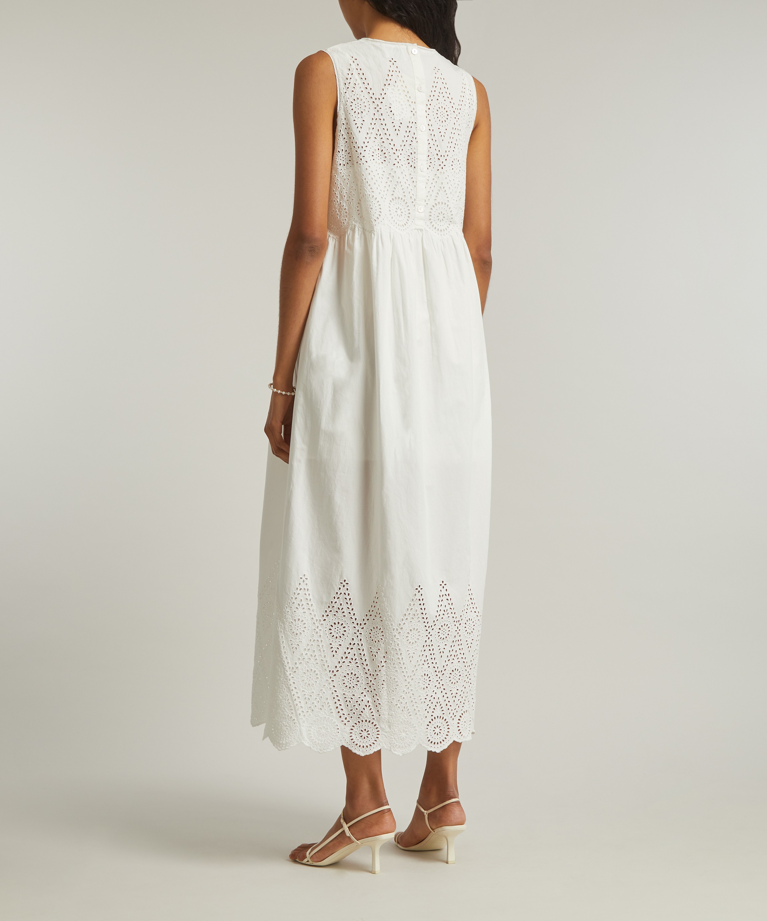 Posse - Louisa Cotton Broderie Anglaise Shift Dress image number 3