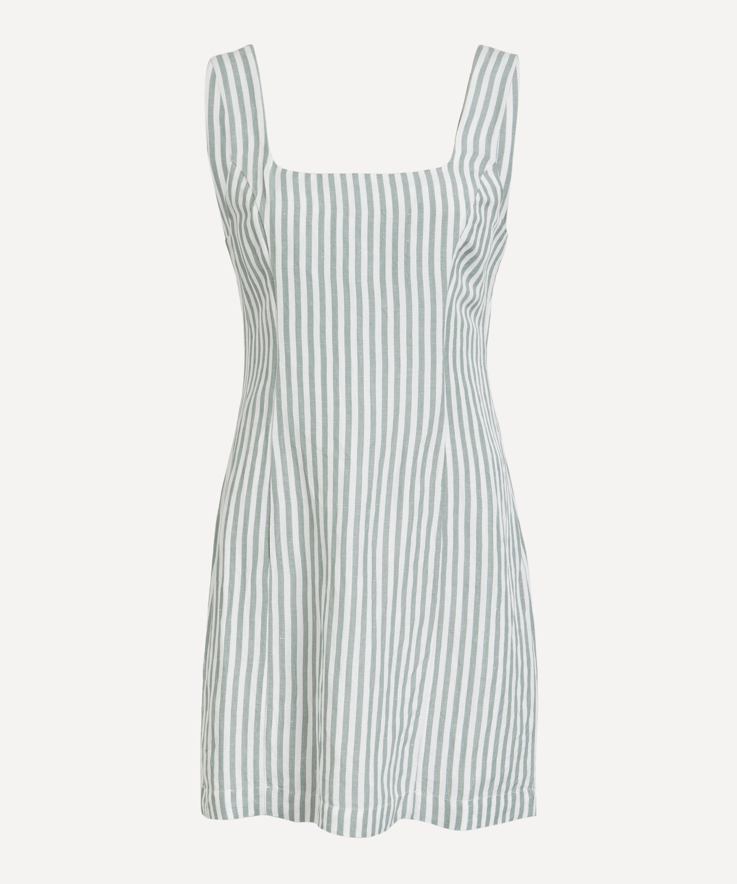 Posse - Diana Seagrass Stripe Mini Dress image number 0