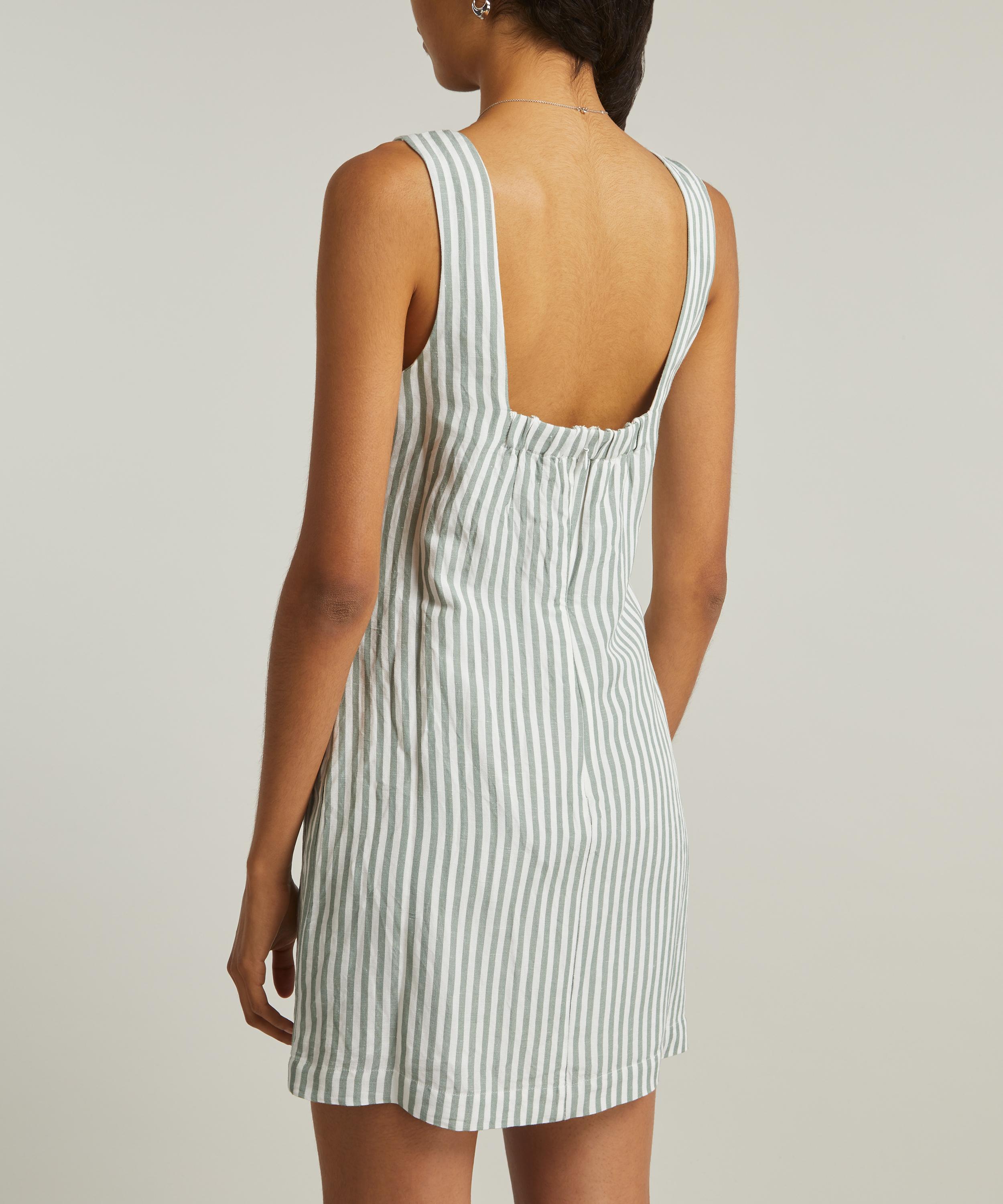 Posse - Diana Seagrass Stripe Mini Dress image number 3