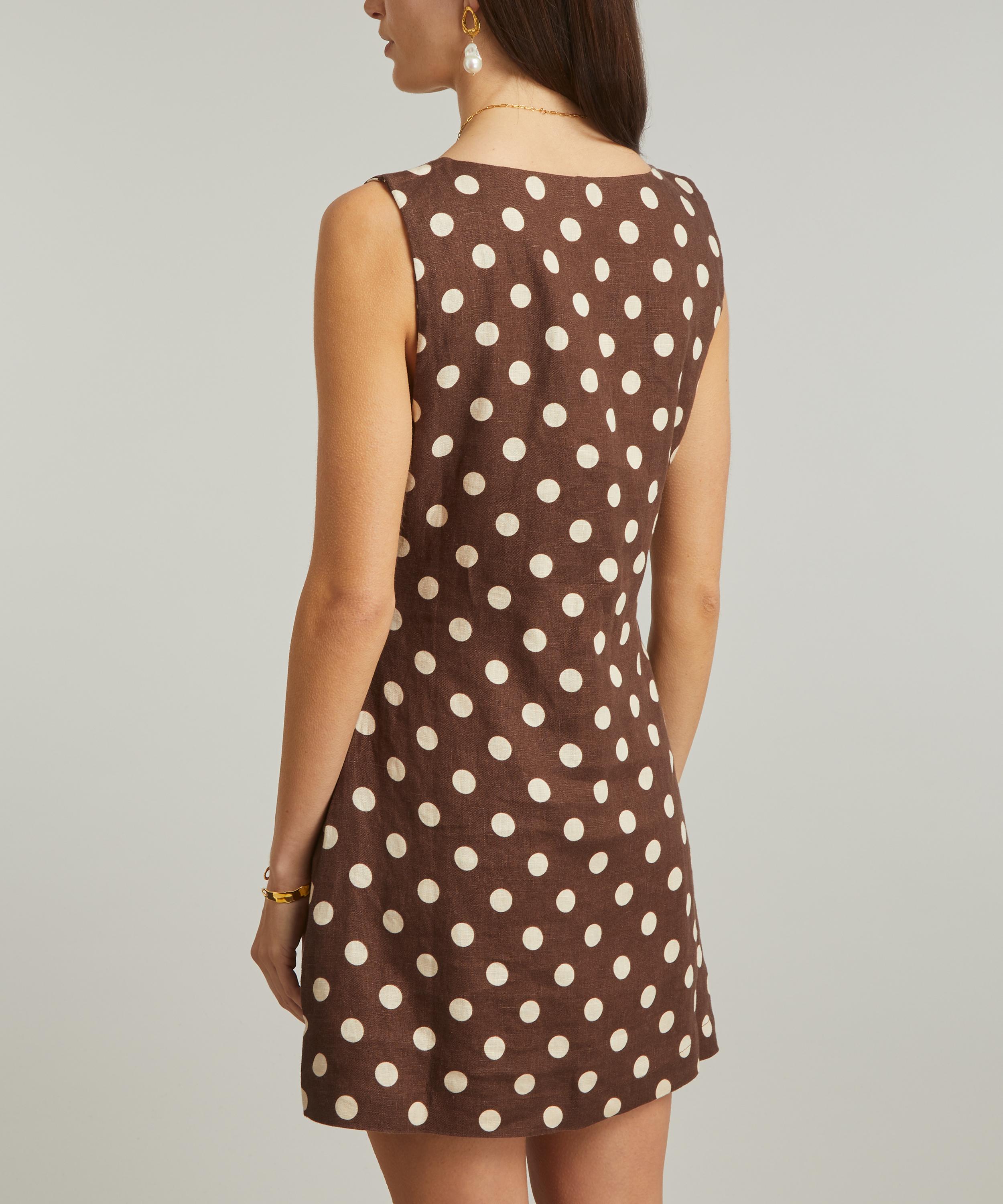 Polka dot mini dress hotsell