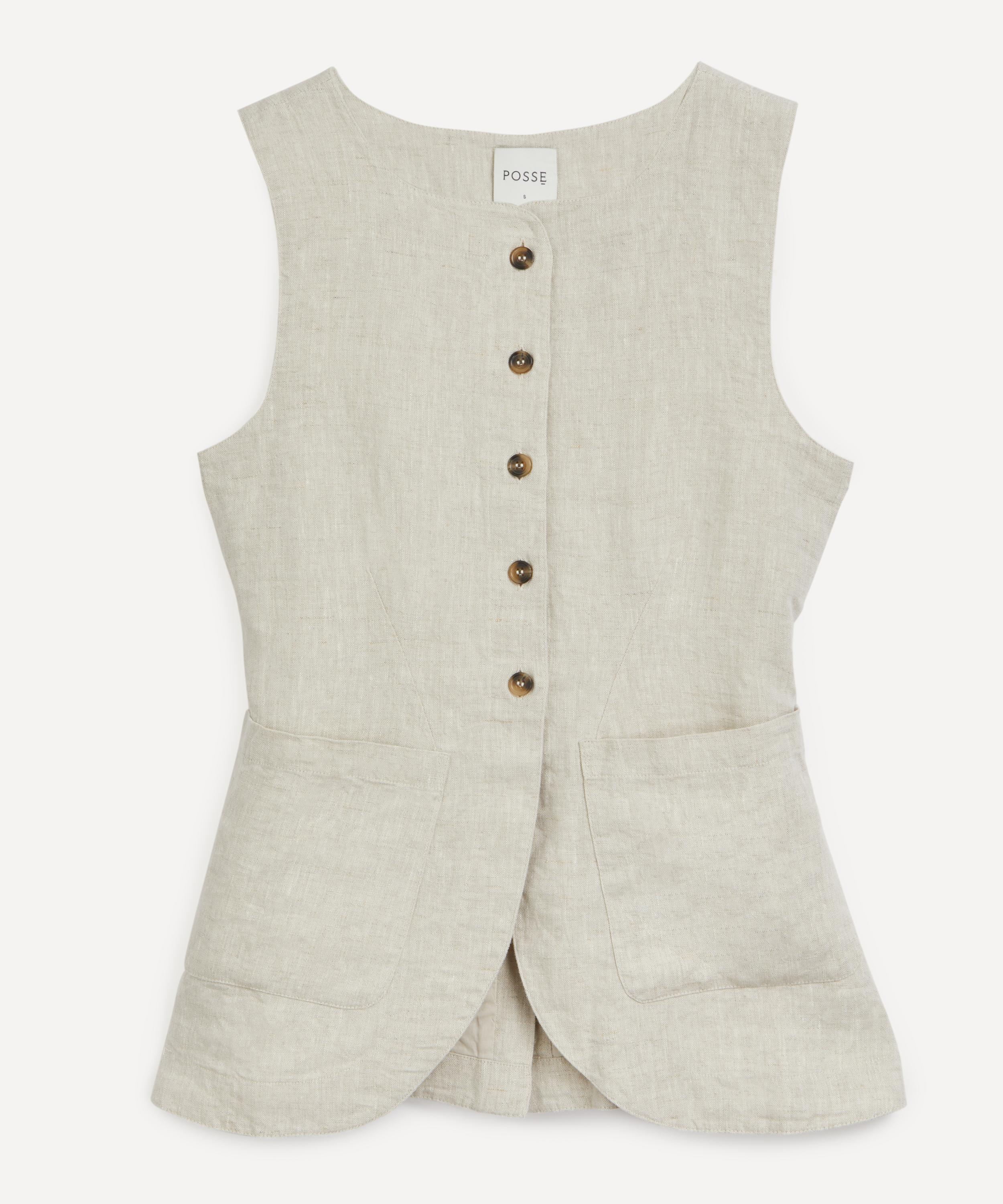 Posse - Emma Linen Vest Top