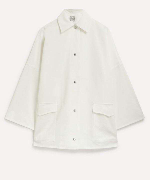 Toteme - Cotton Twill Overshirt Jacket image number null