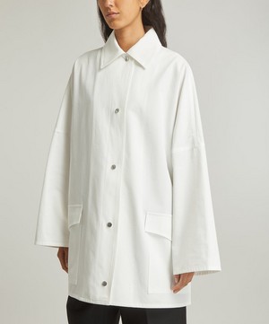 Toteme - Cotton Twill Overshirt Jacket image number 2