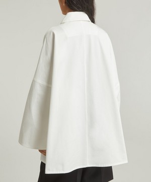 Toteme - Cotton Twill Overshirt Jacket image number 3