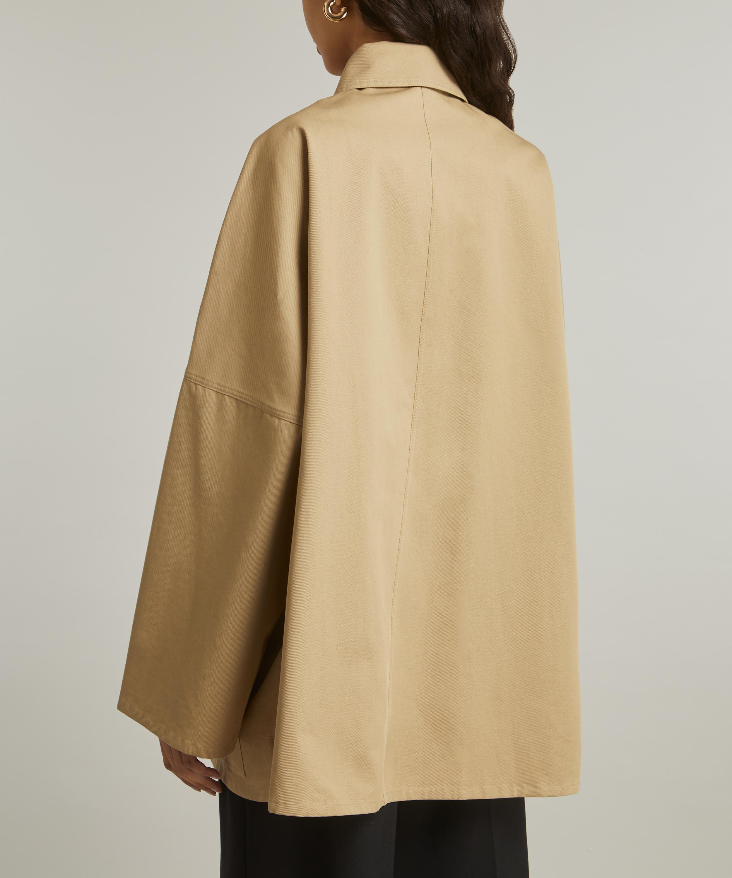 Toteme - Cotton Twill Overshirt Jacket image number 3