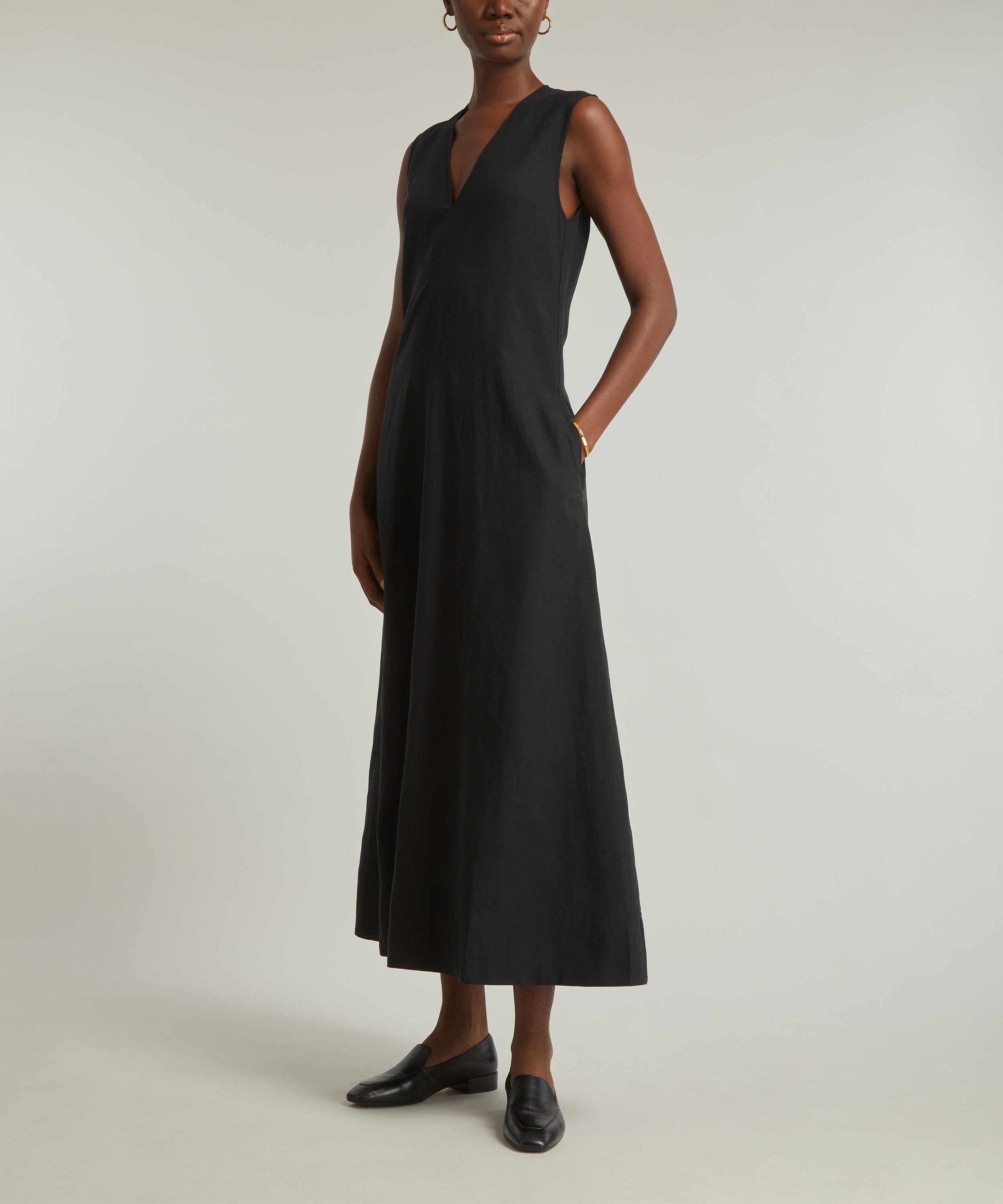 Toteme - Fluid V-Neck Maxi-Dress image number 2