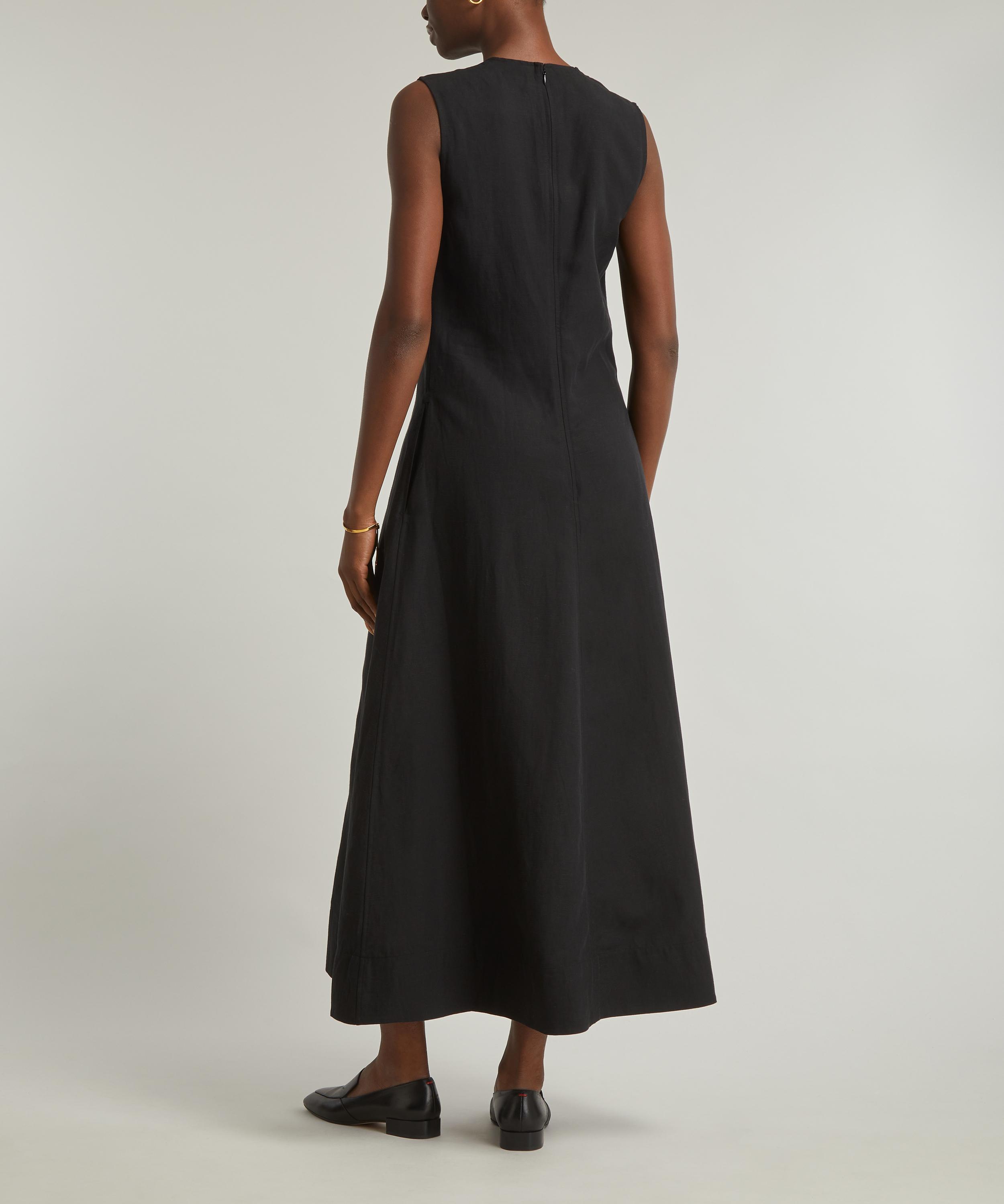 Toteme - Fluid V-Neck Maxi-Dress image number 3