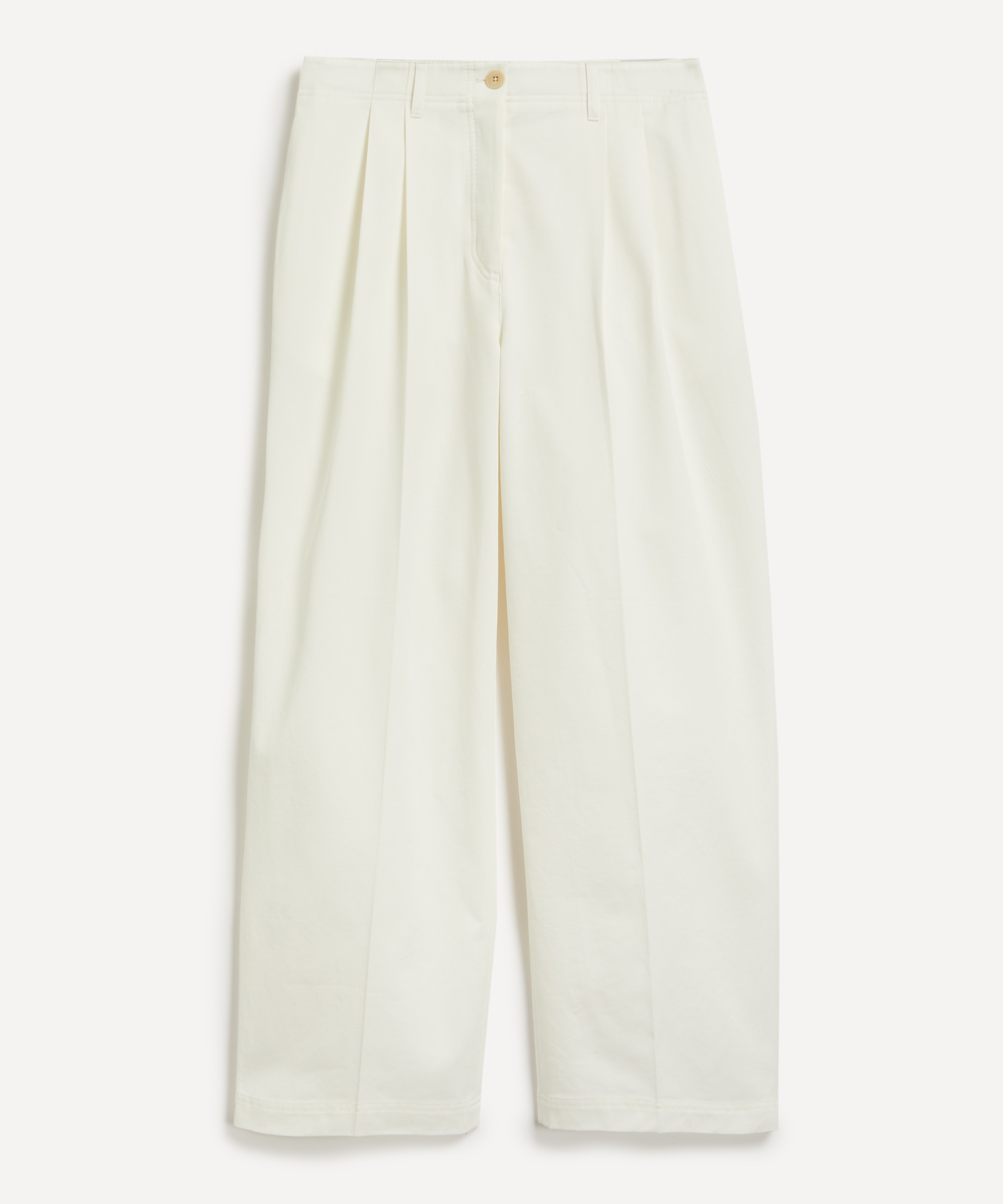Toteme - Relaxed Twill Trousers image number 0