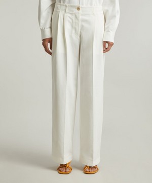 Toteme - Relaxed Twill Trousers image number 2