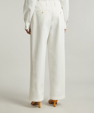 Toteme - Relaxed Twill Trousers image number 3