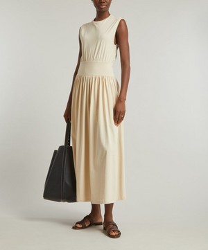 Toteme - Sleeveless Cotton Tee Dress image number 1
