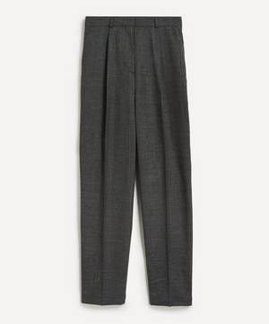 Toteme - Single-Pleat Tapered Trousers image number 0
