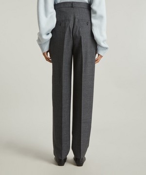 Toteme - Single-Pleat Tapered Trousers image number 3
