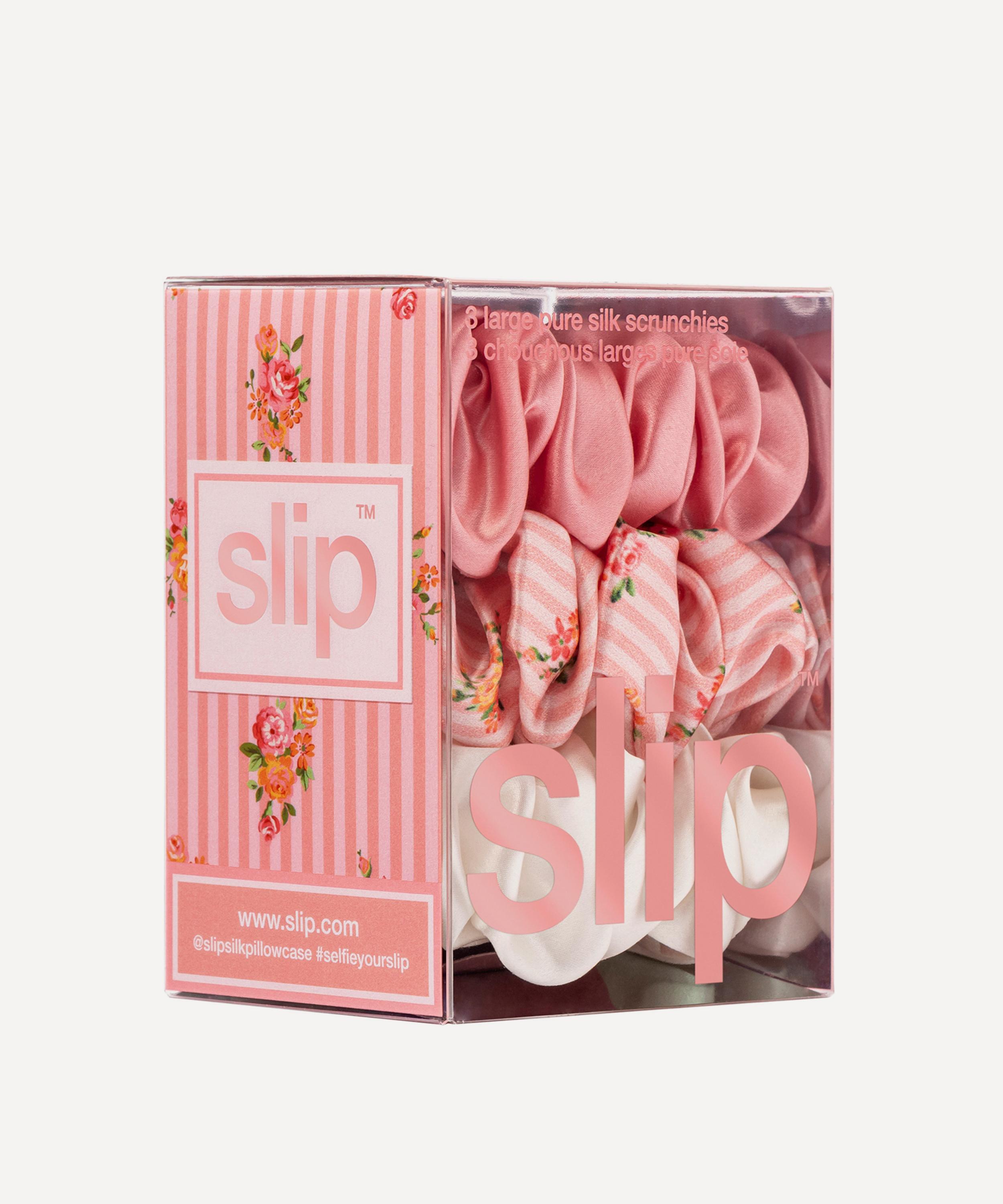 Slip - Large Petal Silk Scrunchie Trio image number 3