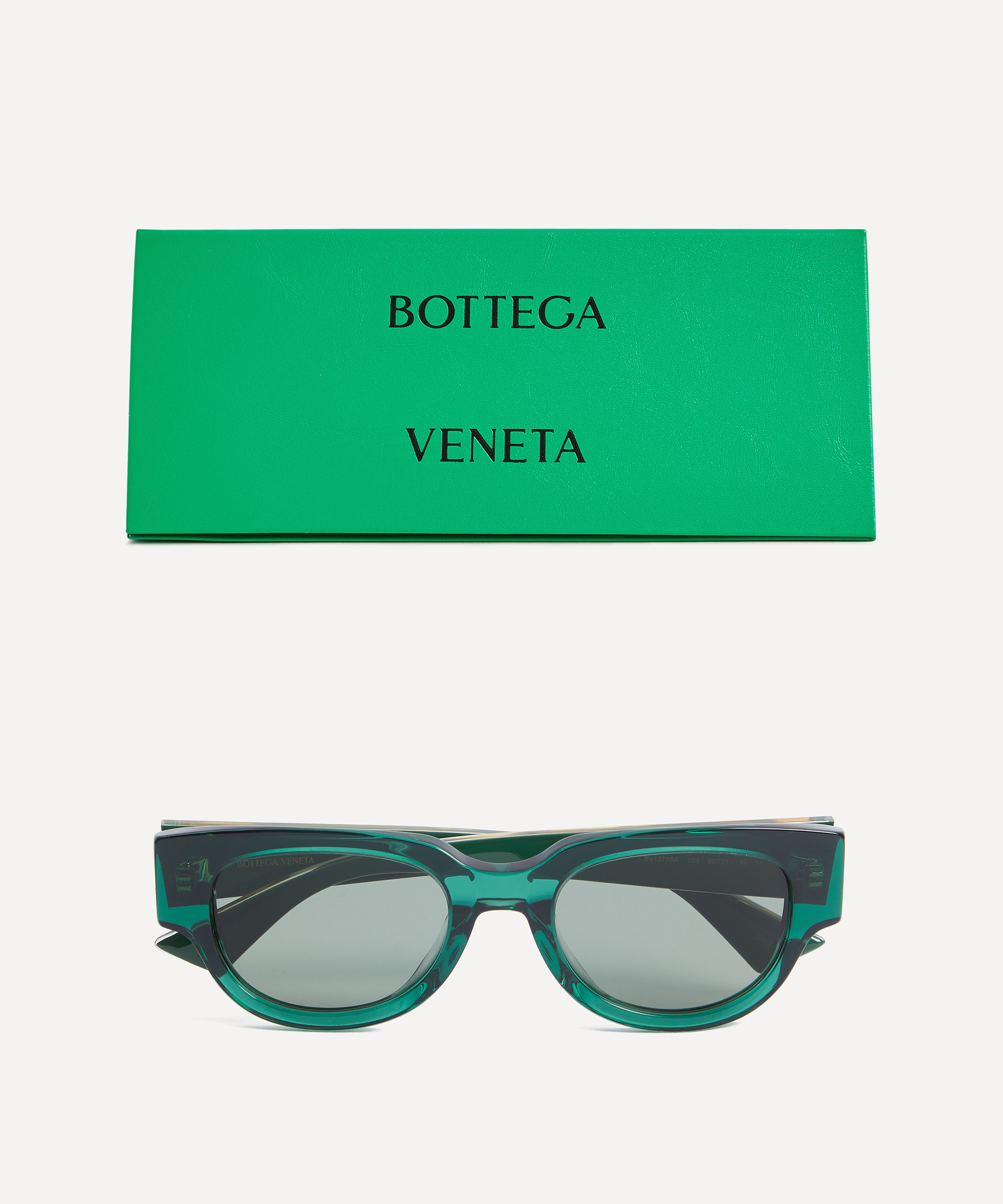 Bottega Veneta - Square Acetate Injection Sunglasses image number 3