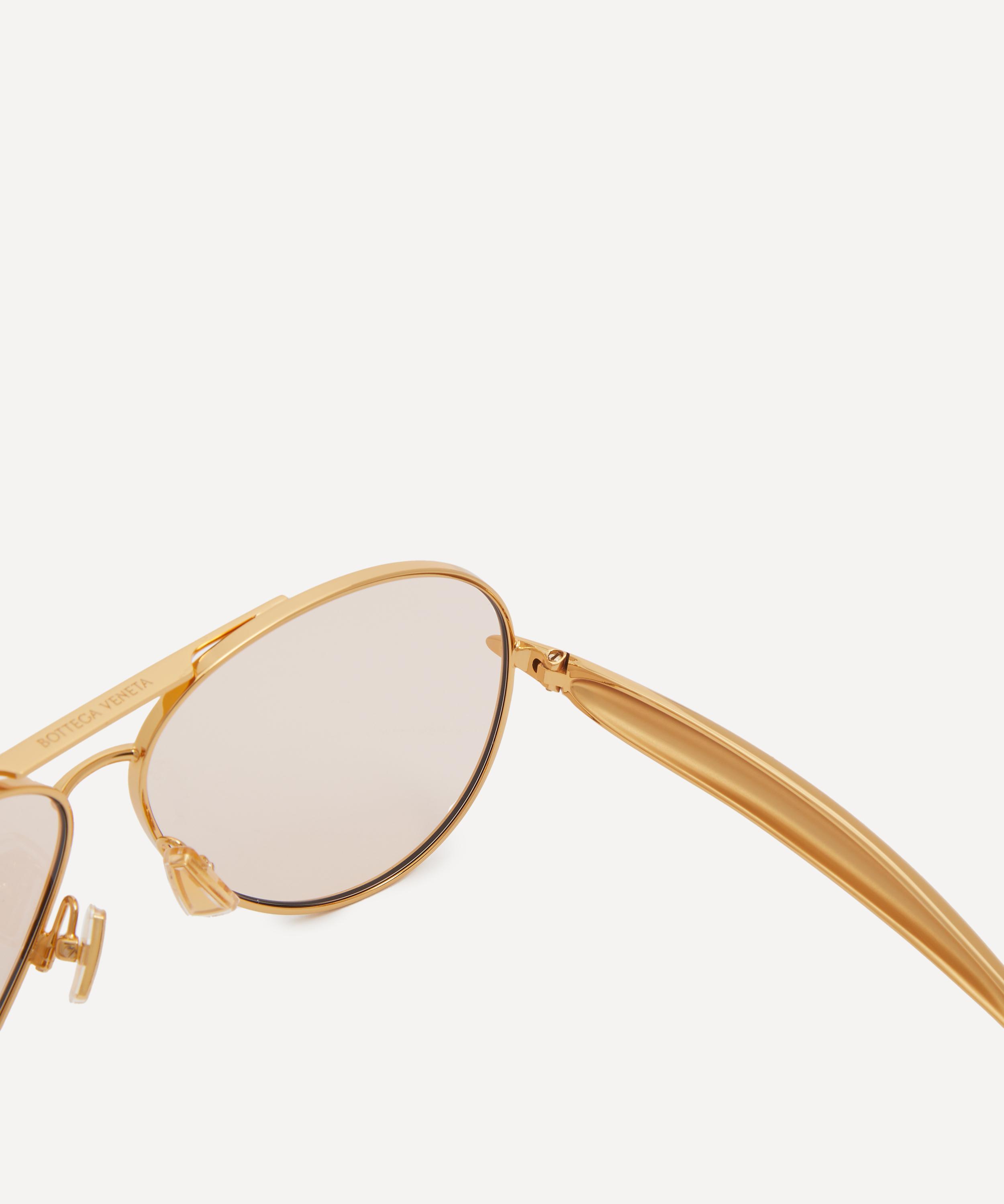 Bottega Veneta - Sardine Aviator Sunglasses image number 2