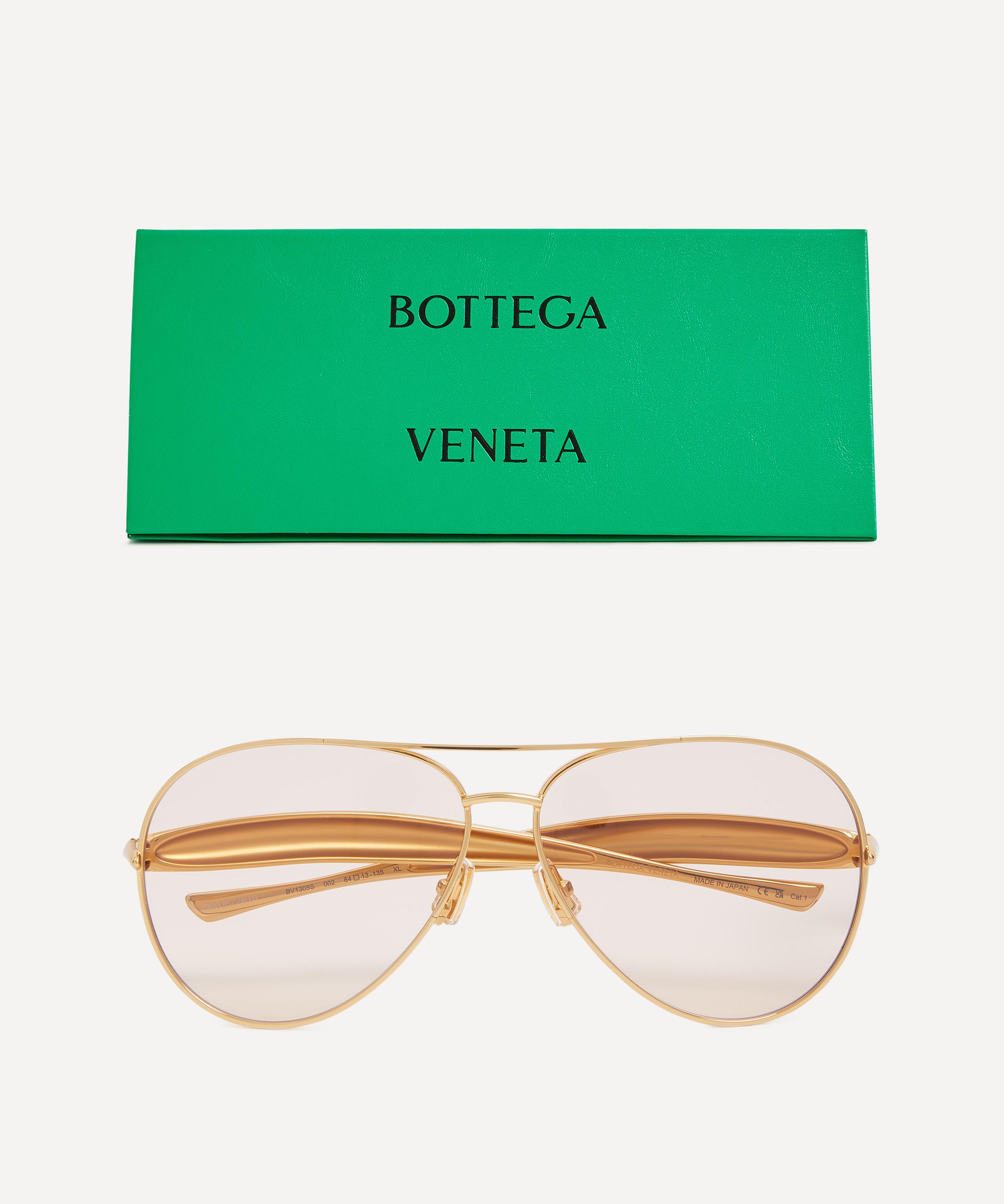 Bottega Veneta - Sardine Aviator Sunglasses image number 3