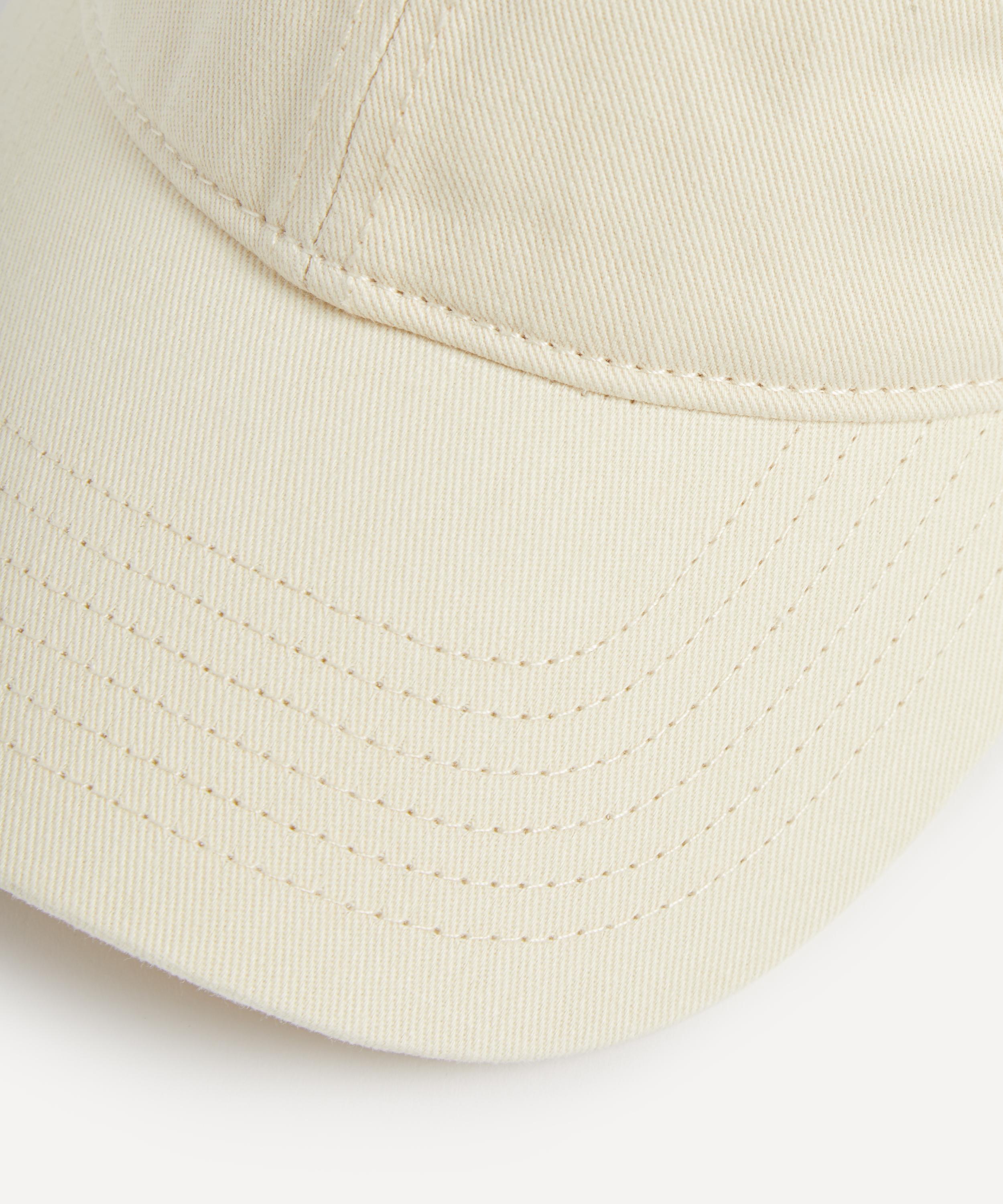 Toteme - Leather-Trim Cotton Cap image number 3