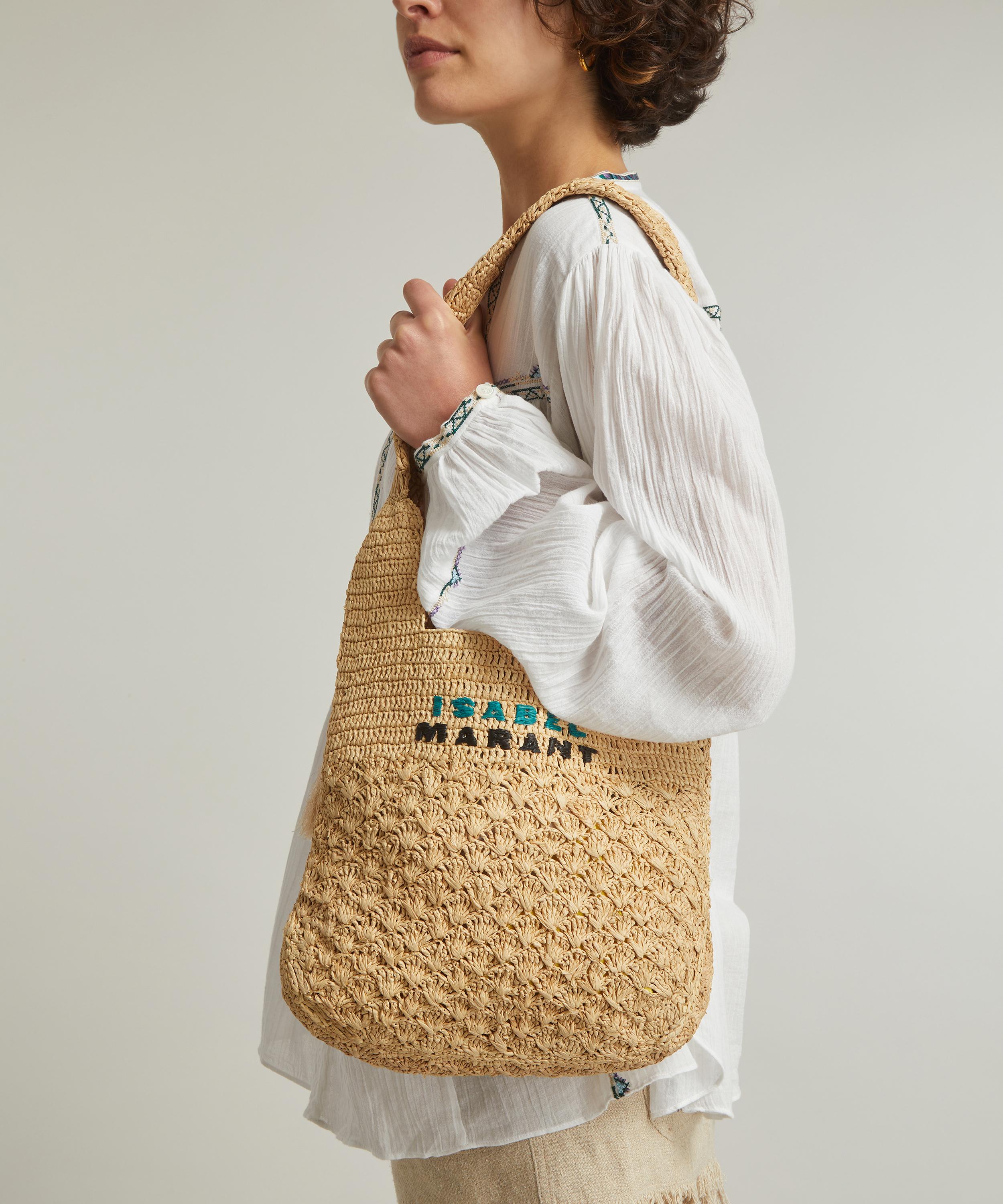 Isabel Marant - Praia Small Raffia Tote Bag image number 1