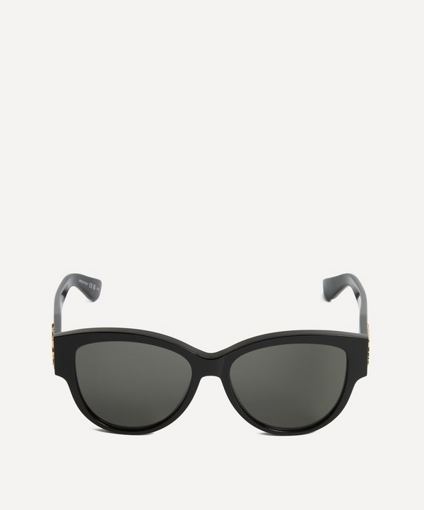 Saint Laurent - Black Acetate Cat-Eye Sunglasses image number null