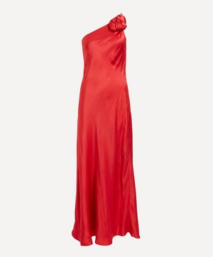 RIXO - Doutzen Satin Single-Shoulder Gown image number 0