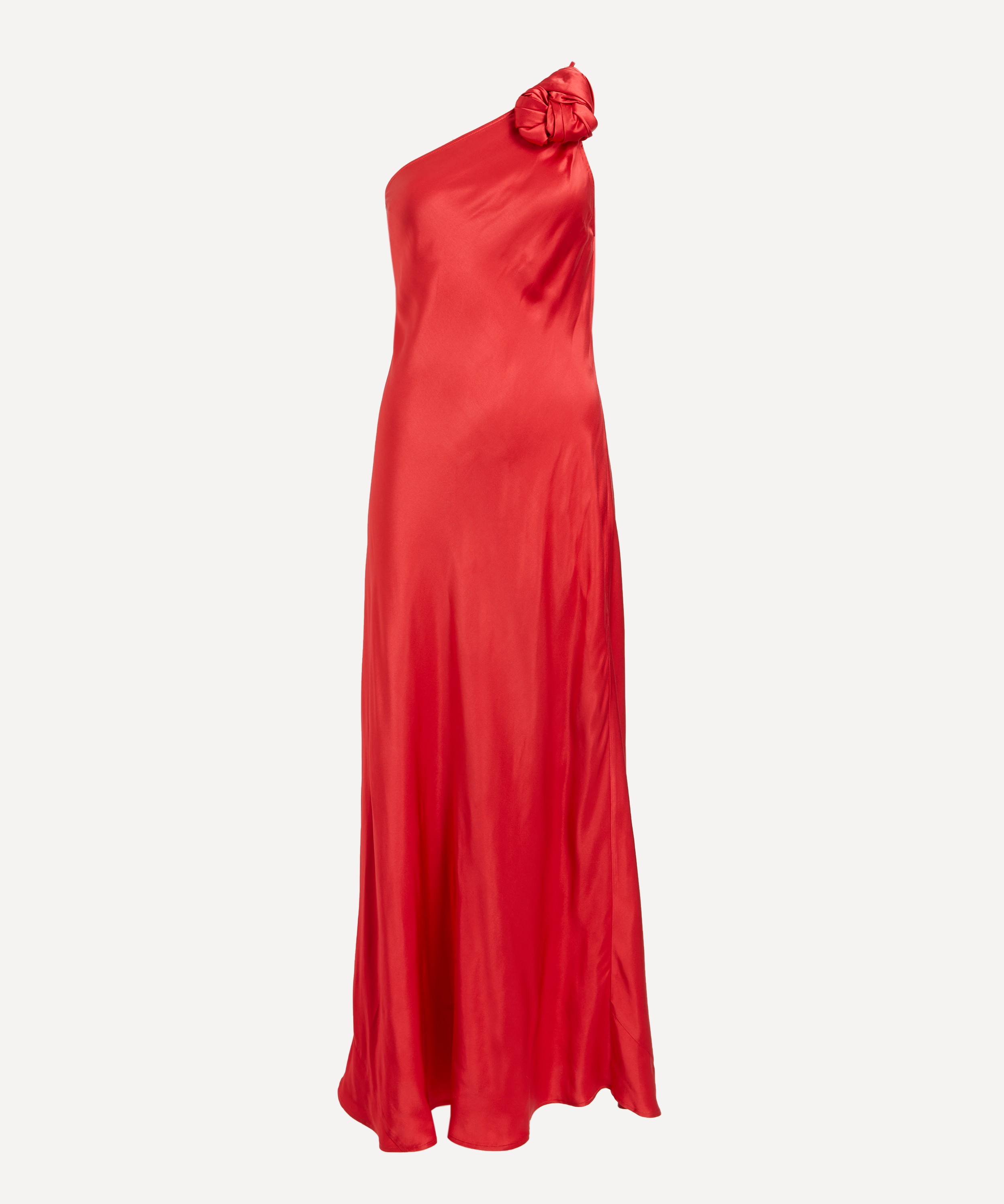 RIXO - Doutzen Satin Single-Shoulder Gown image number 0