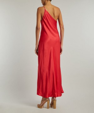 RIXO - Doutzen Satin Single-Shoulder Gown image number 3