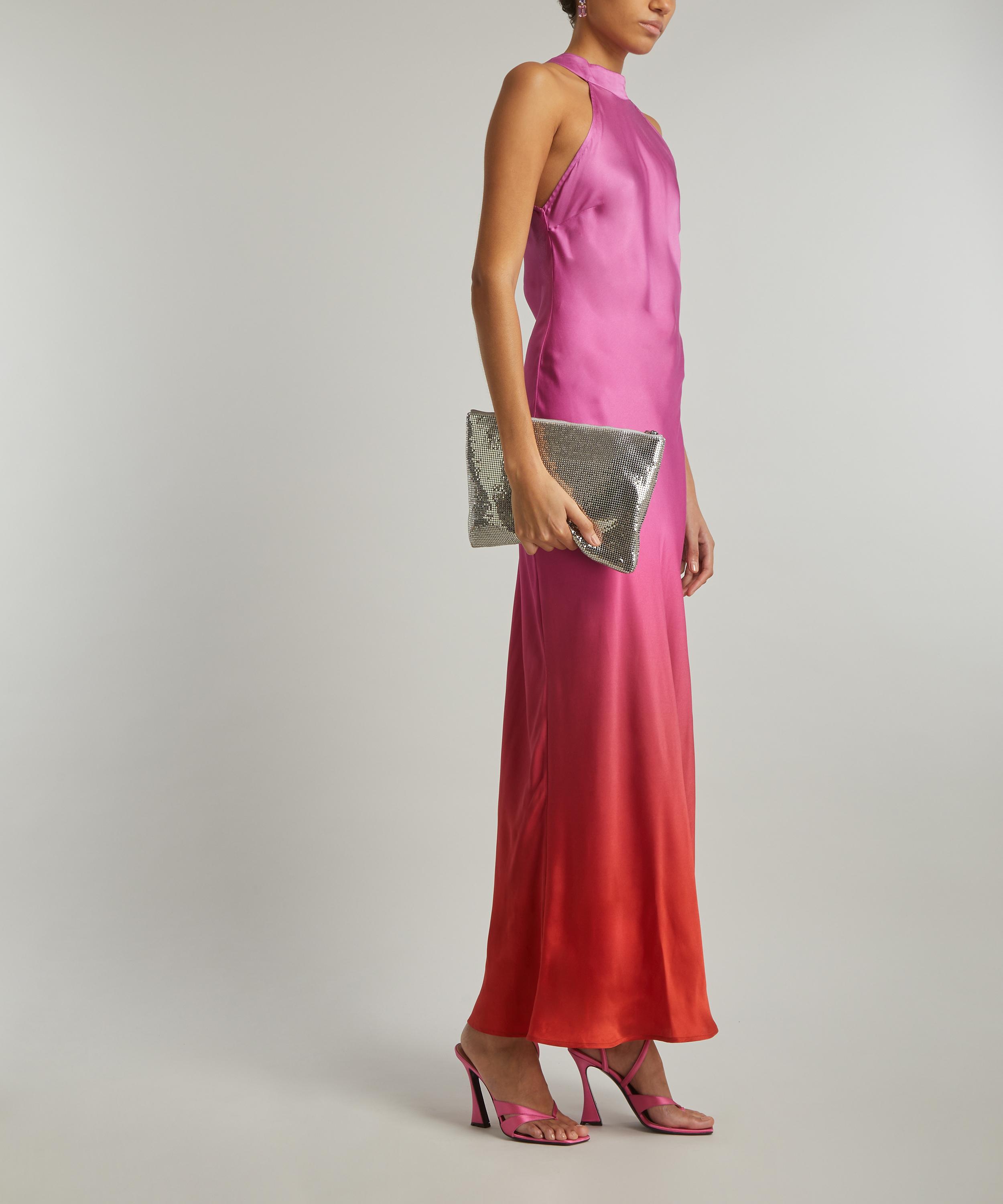 RIXO - Savona Satin Halter-Neck Gown image number 1