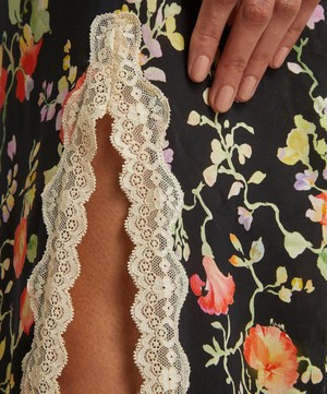 RIXO - Sibilla Lace-Trim Skirt image number 4