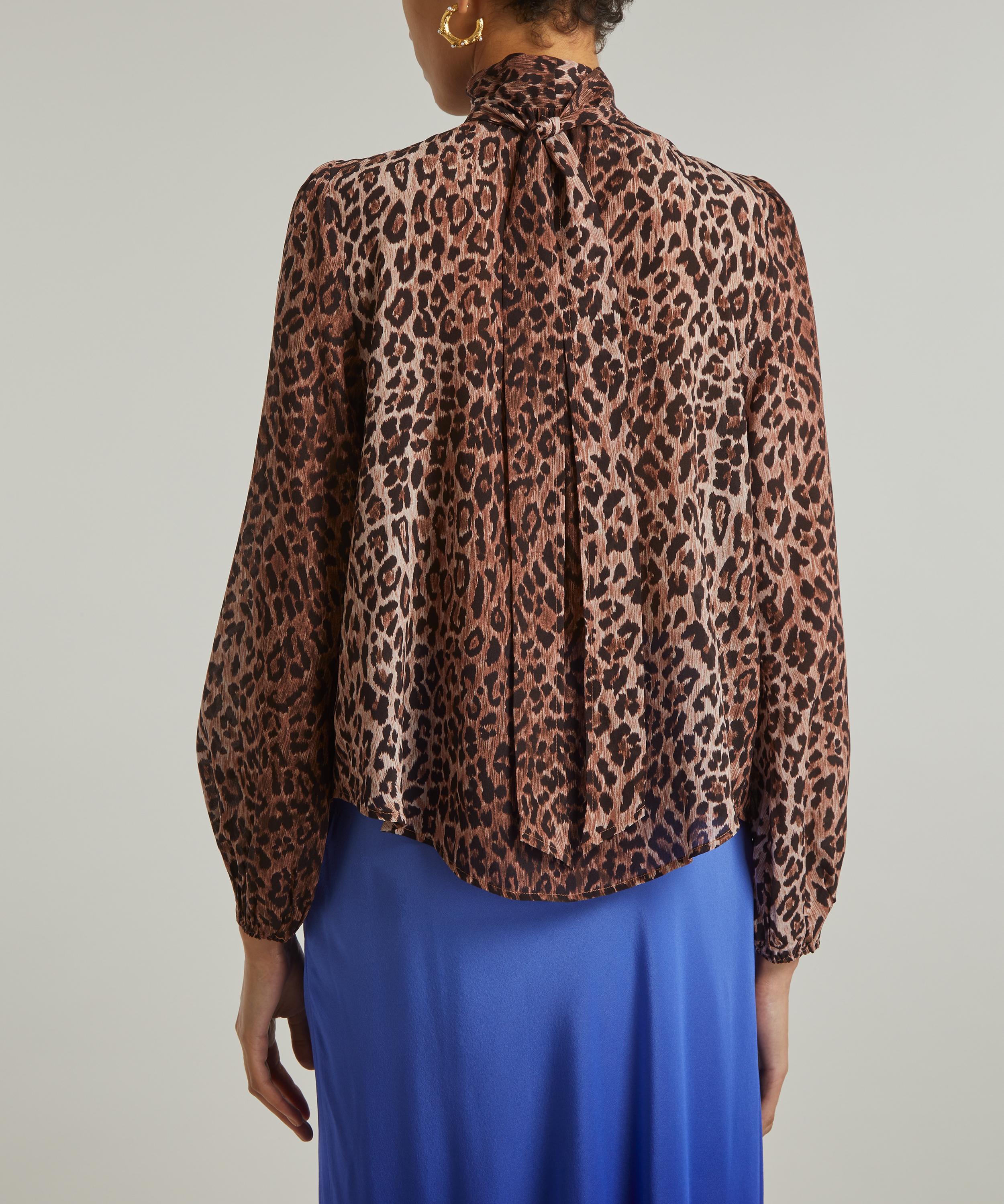 RIXO - Moss Silk Blouse image number 3