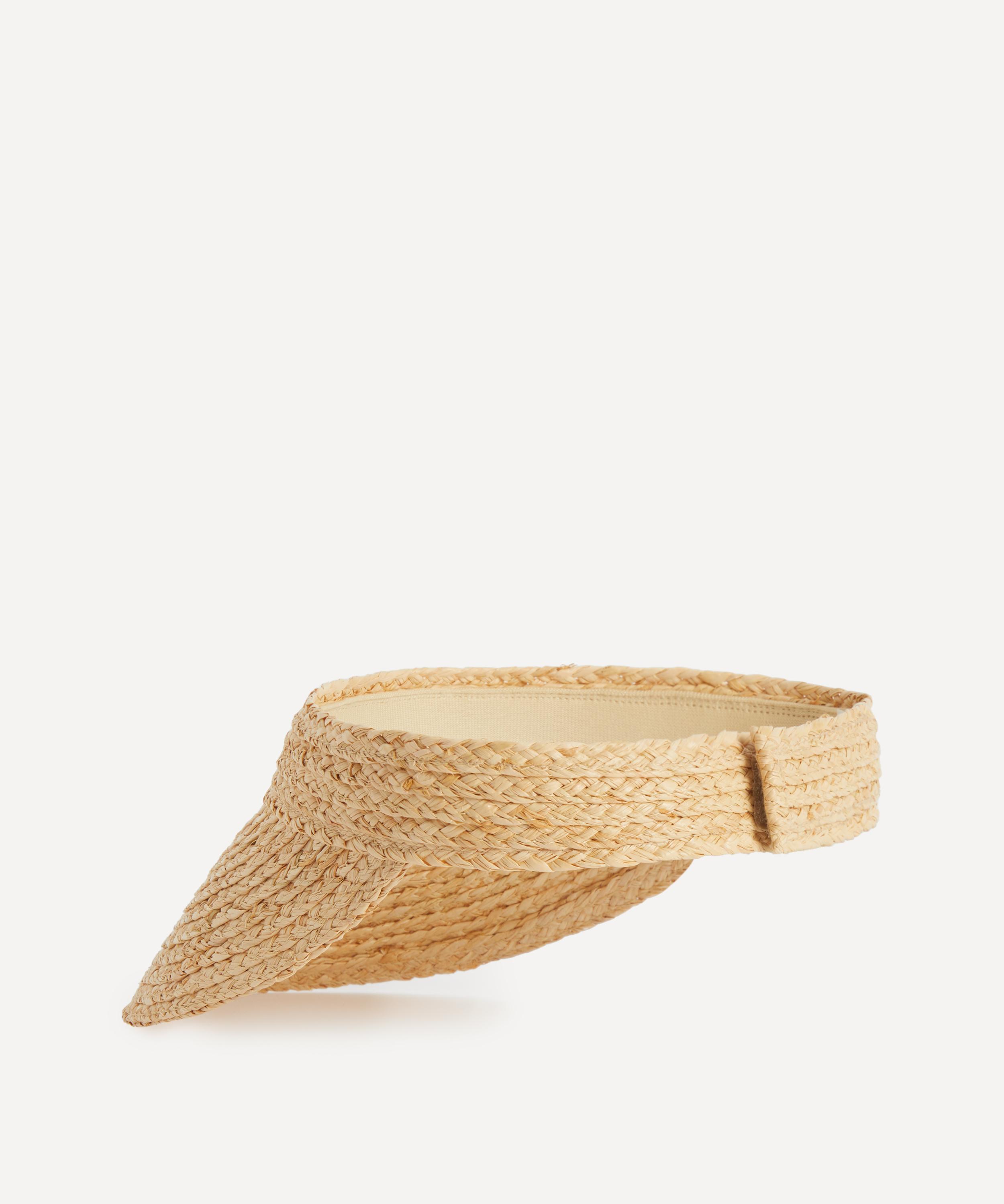 Christys' - Visor Raffia Hat image number 