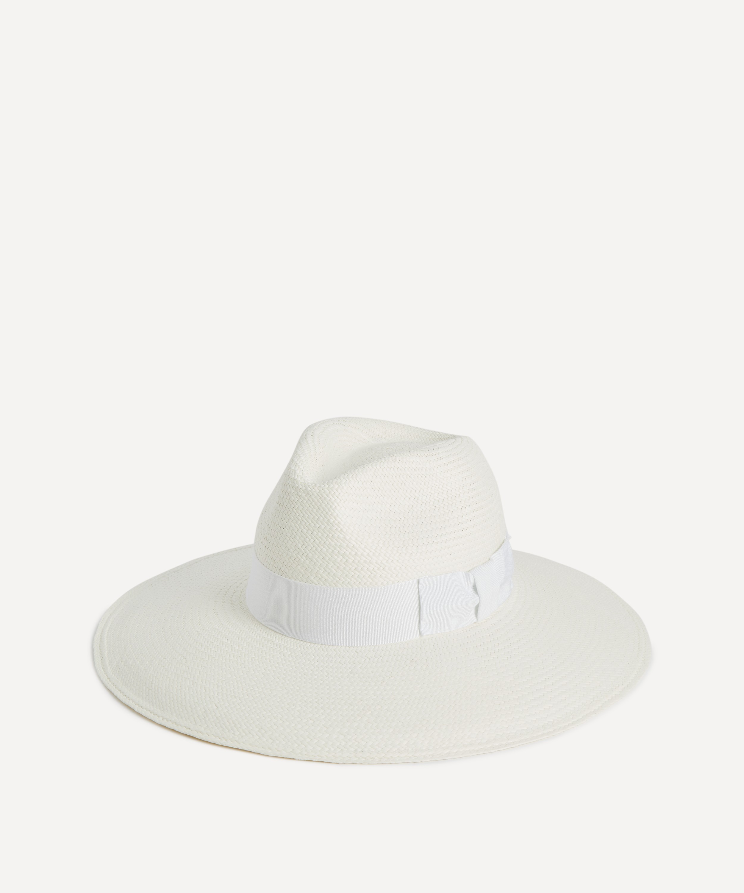 Christys' - Panama Wide Fedora Ribbon Hat