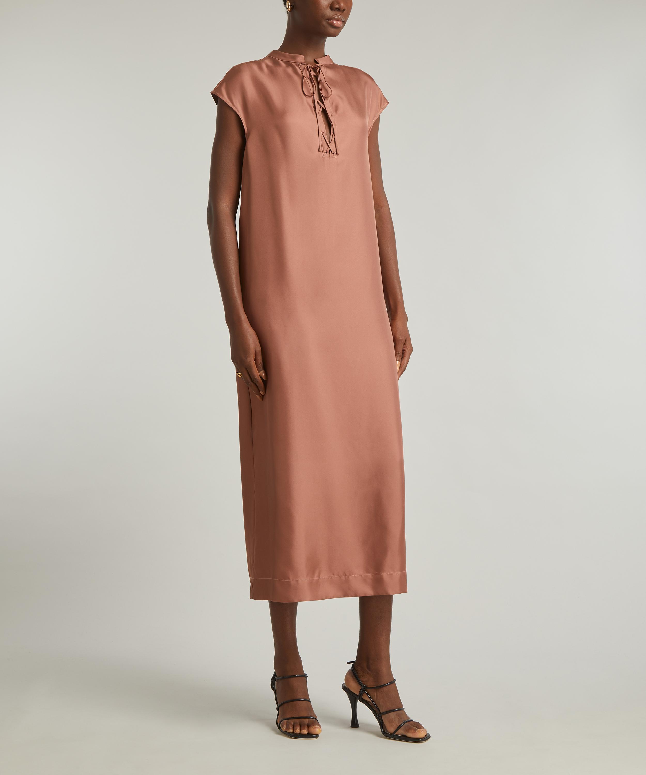 Loulou Studio - Demeter Silk Twill Midi-Dress image number 2