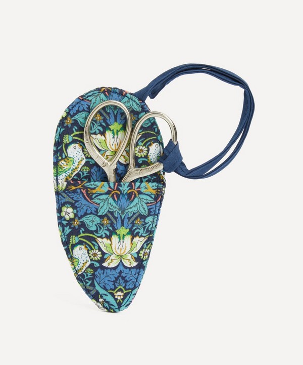 Liberty - Strawberry Thief Sewing Scissors in Pouch