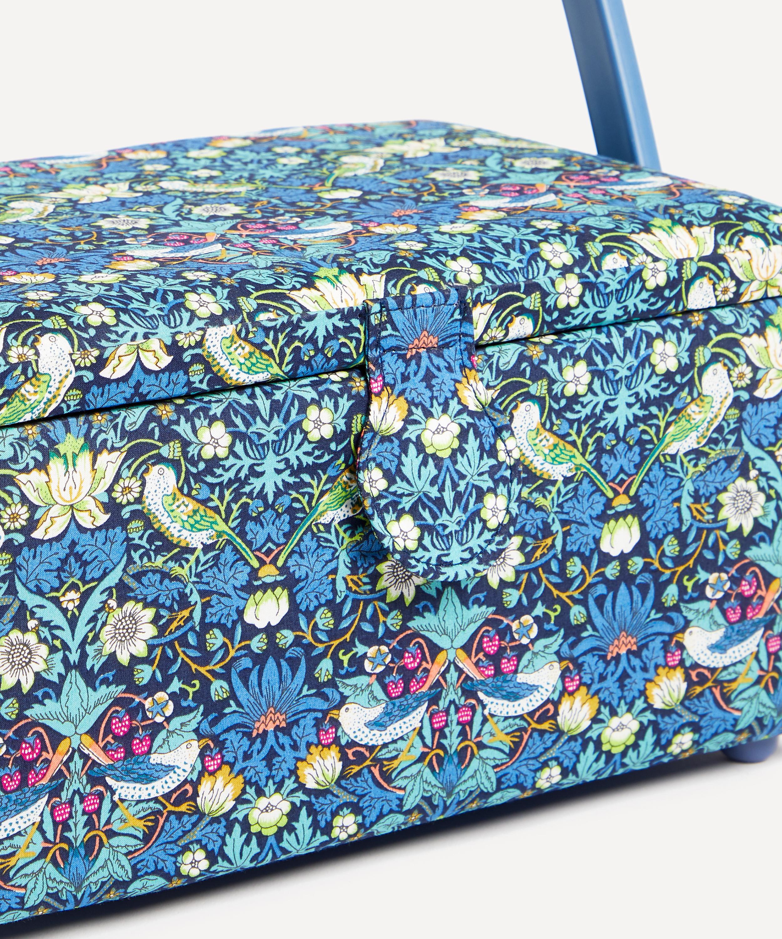 Liberty Strawberry Thief Rectangle Sewing Storage Box | Liberty