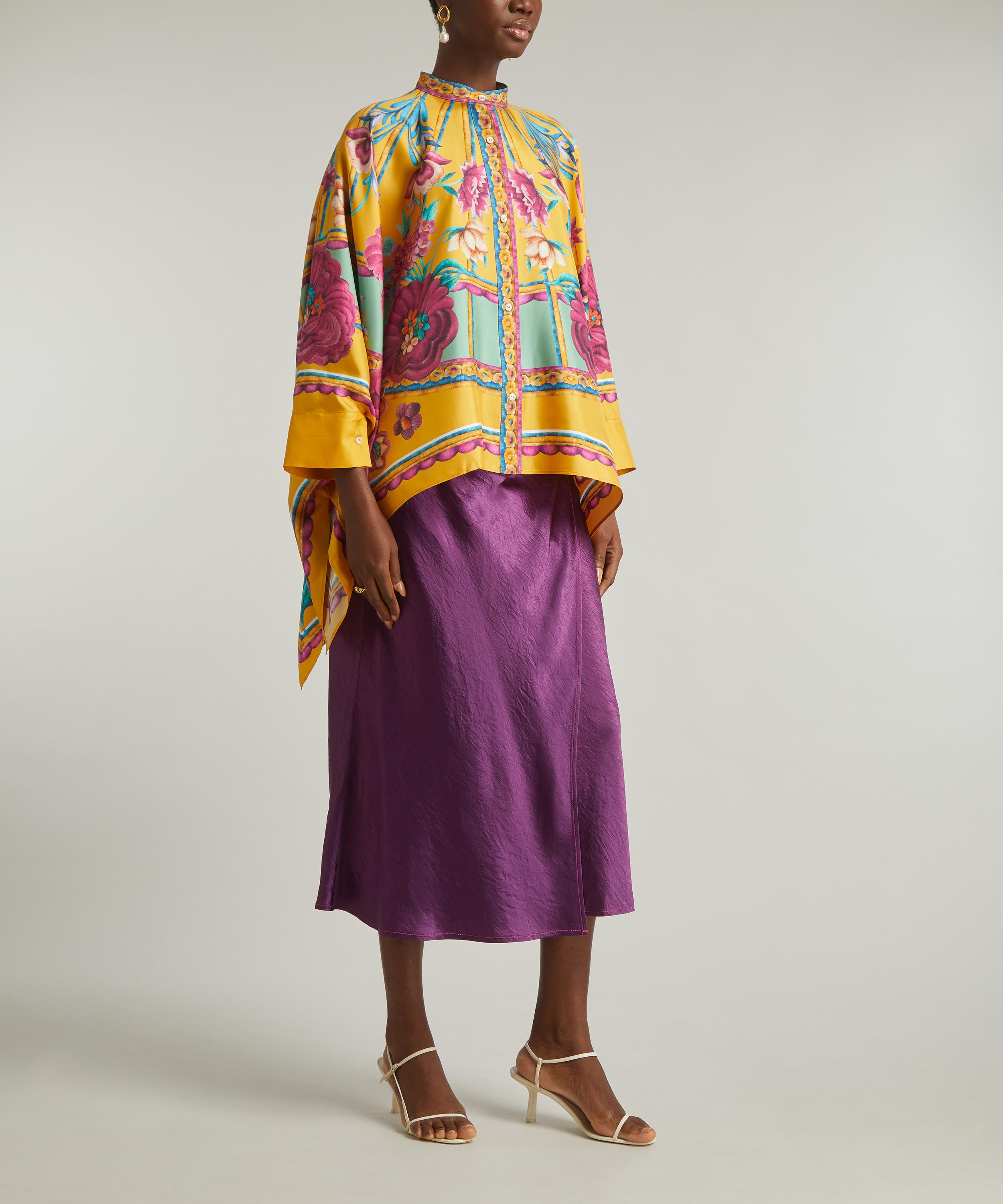 La DoubleJ - Foulard Mudejar Placée Silk Shirt image number 1