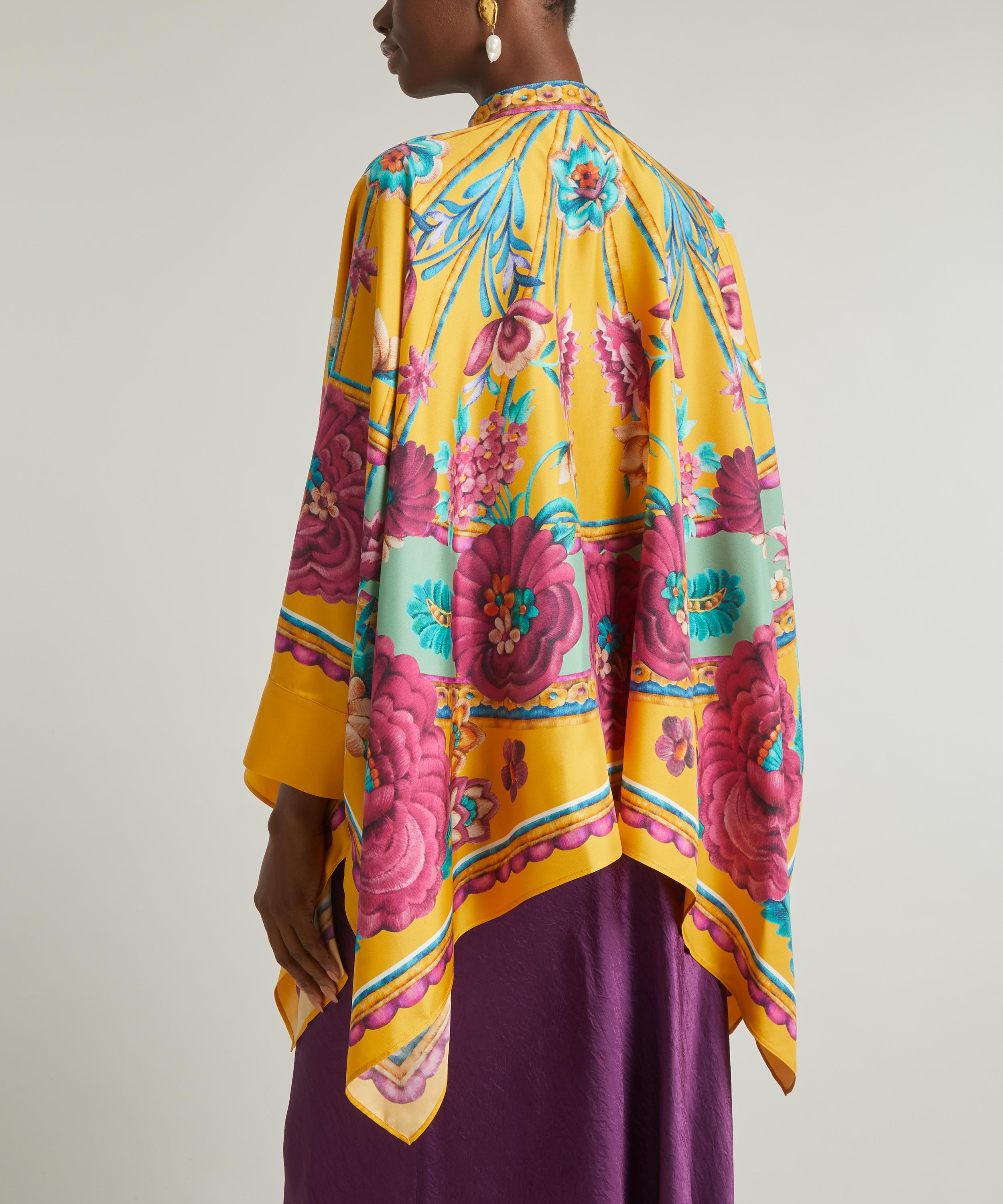 La DoubleJ - Foulard Mudejar Placée Silk Shirt image number 3