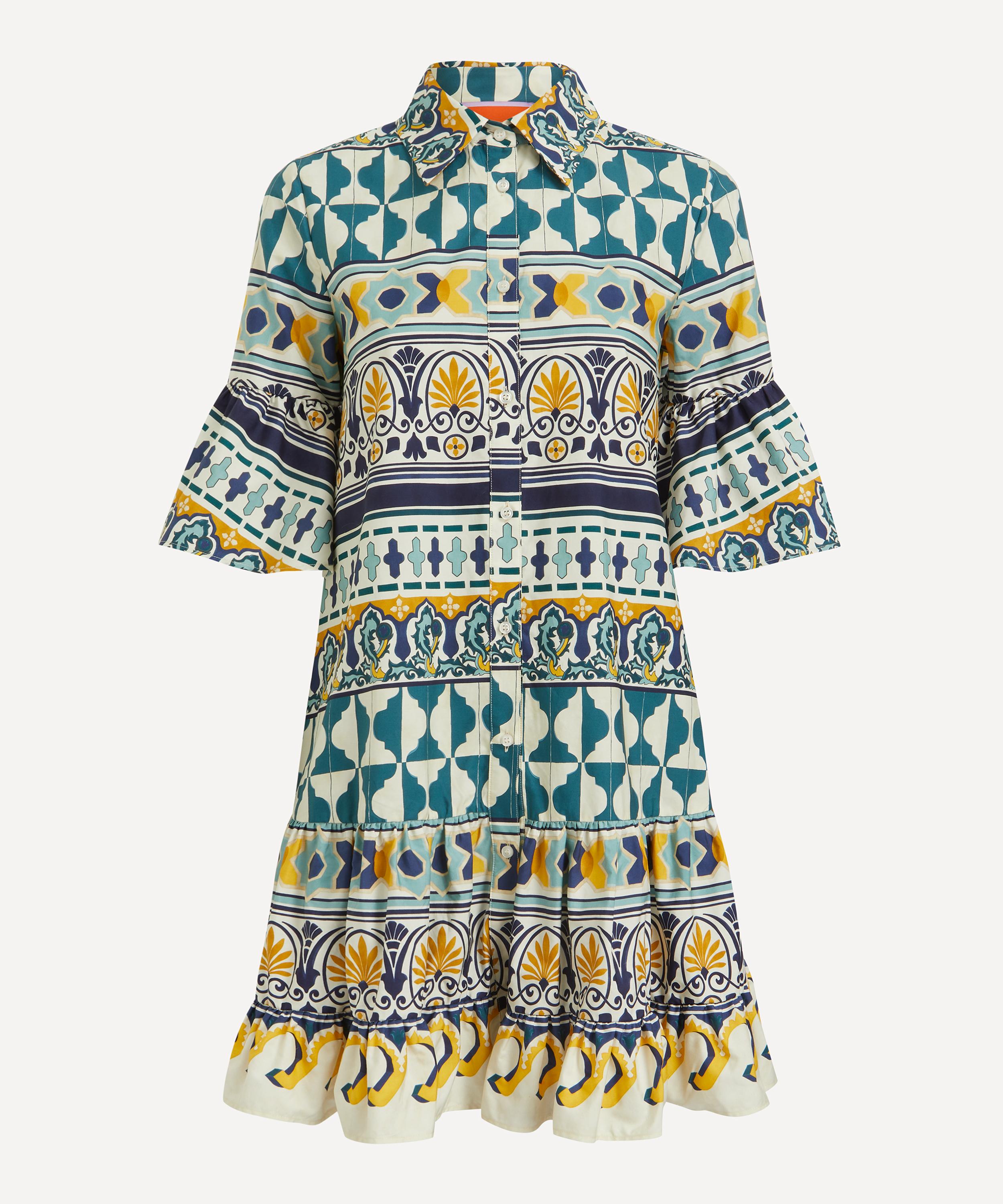 La DoubleJ - Choux Cotton-Poplin Mini-Shirtdress image number 0
