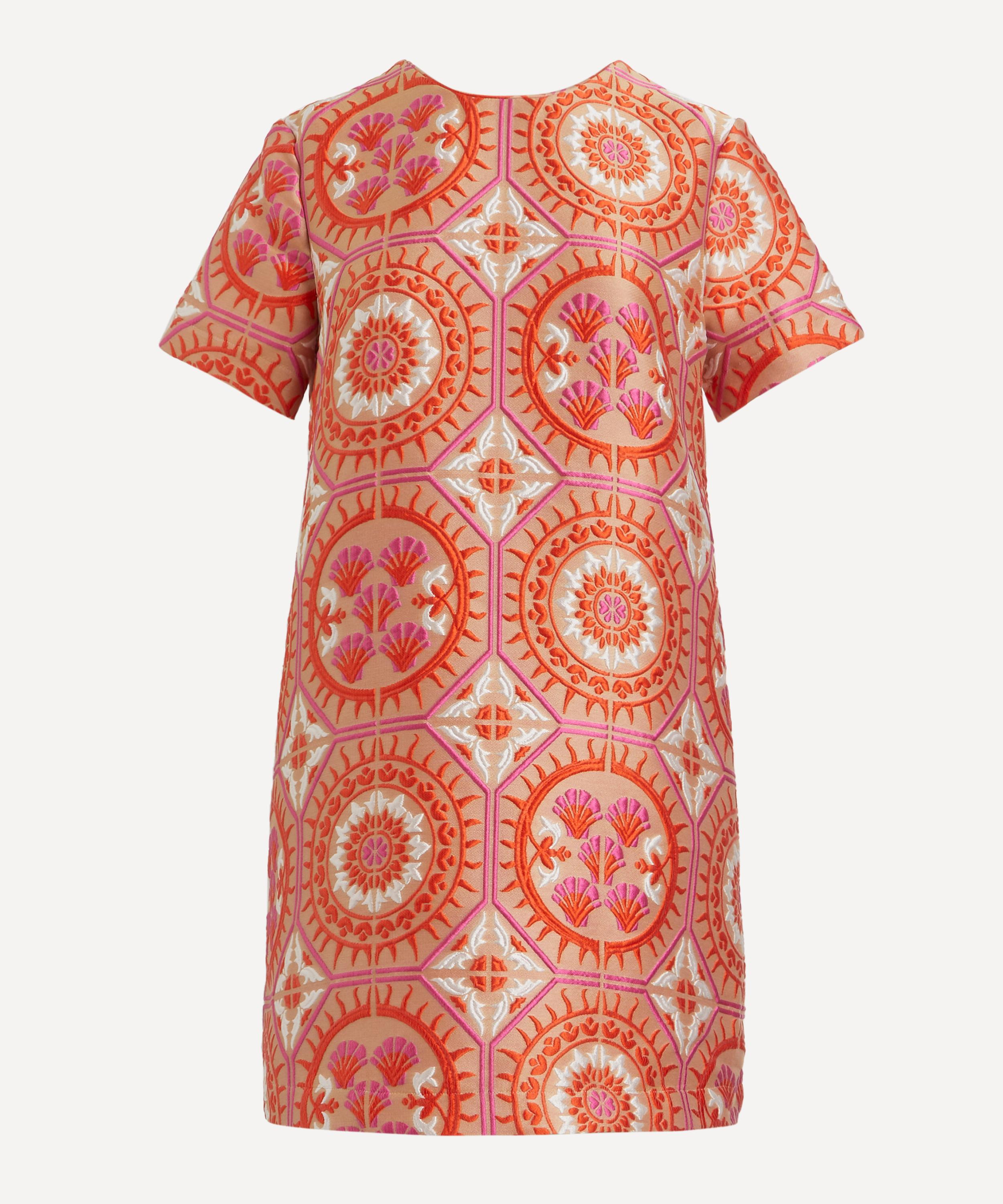 La DoubleJ - Mini Swing Sun Jacquard Dress image number 0